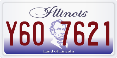 IL license plate Y607621