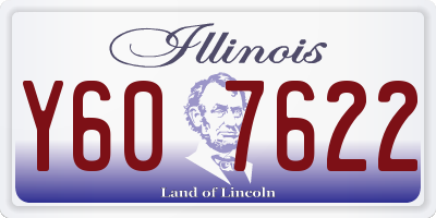 IL license plate Y607622