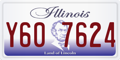 IL license plate Y607624