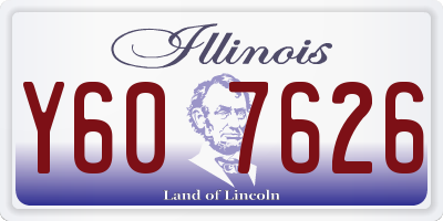 IL license plate Y607626