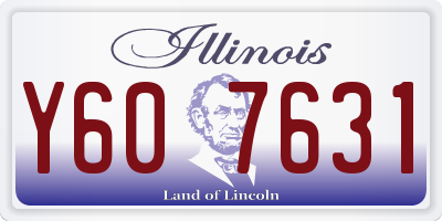 IL license plate Y607631