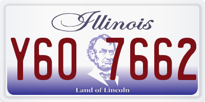 IL license plate Y607662