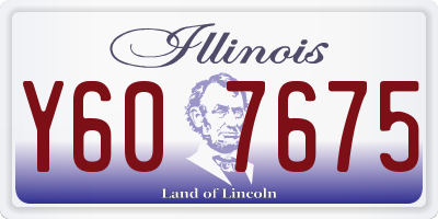 IL license plate Y607675