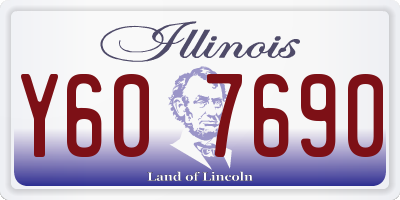 IL license plate Y607690