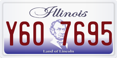 IL license plate Y607695