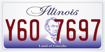IL license plate Y607697