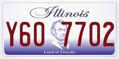 IL license plate Y607702