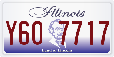 IL license plate Y607717