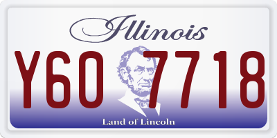 IL license plate Y607718