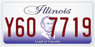 IL license plate Y607719