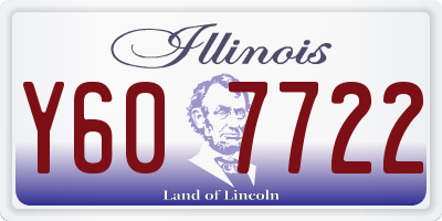 IL license plate Y607722