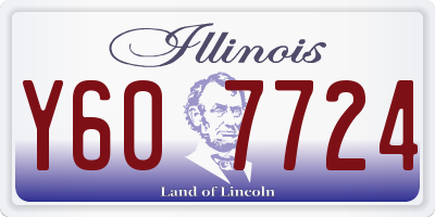 IL license plate Y607724