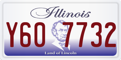 IL license plate Y607732