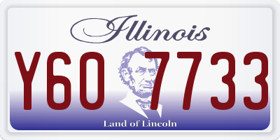 IL license plate Y607733