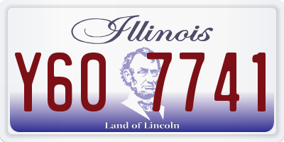 IL license plate Y607741