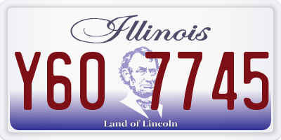 IL license plate Y607745