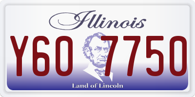 IL license plate Y607750
