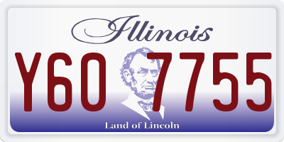 IL license plate Y607755