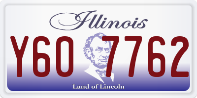IL license plate Y607762