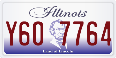 IL license plate Y607764