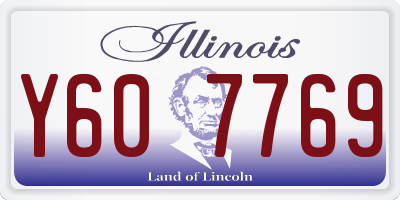 IL license plate Y607769