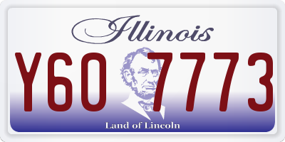 IL license plate Y607773