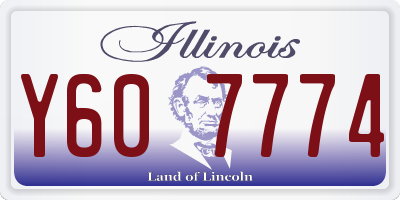 IL license plate Y607774