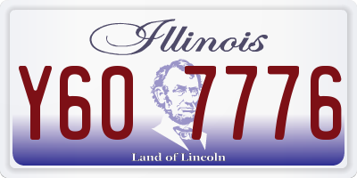 IL license plate Y607776