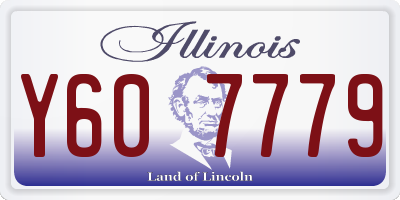 IL license plate Y607779