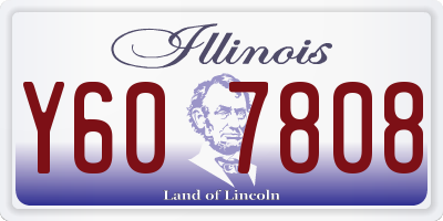 IL license plate Y607808