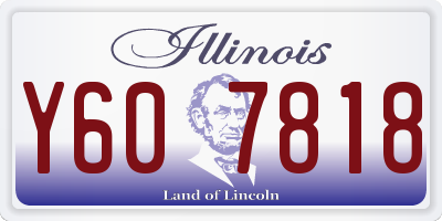 IL license plate Y607818