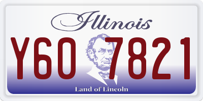 IL license plate Y607821