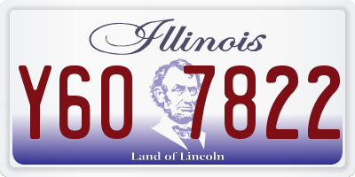 IL license plate Y607822