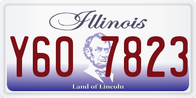 IL license plate Y607823