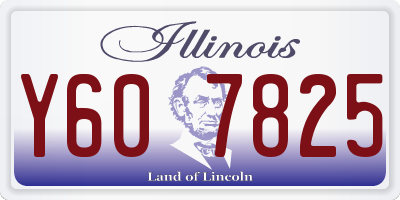IL license plate Y607825