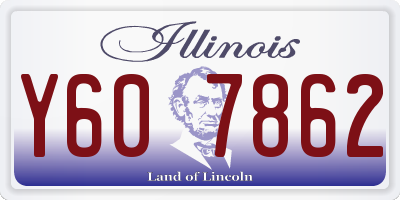 IL license plate Y607862