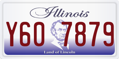 IL license plate Y607879