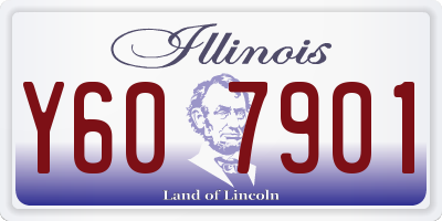 IL license plate Y607901