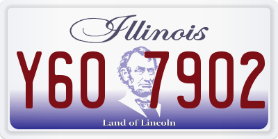 IL license plate Y607902