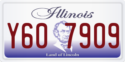 IL license plate Y607909