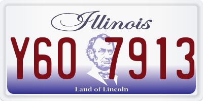 IL license plate Y607913