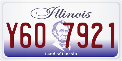 IL license plate Y607921