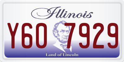 IL license plate Y607929
