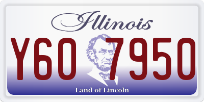 IL license plate Y607950