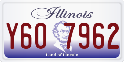 IL license plate Y607962