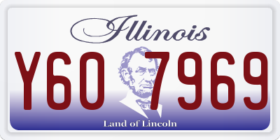 IL license plate Y607969