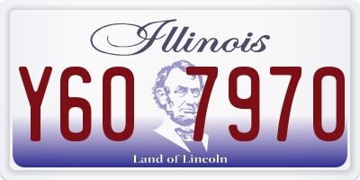 IL license plate Y607970
