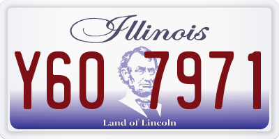 IL license plate Y607971