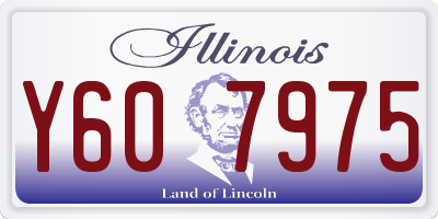 IL license plate Y607975