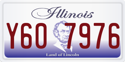 IL license plate Y607976